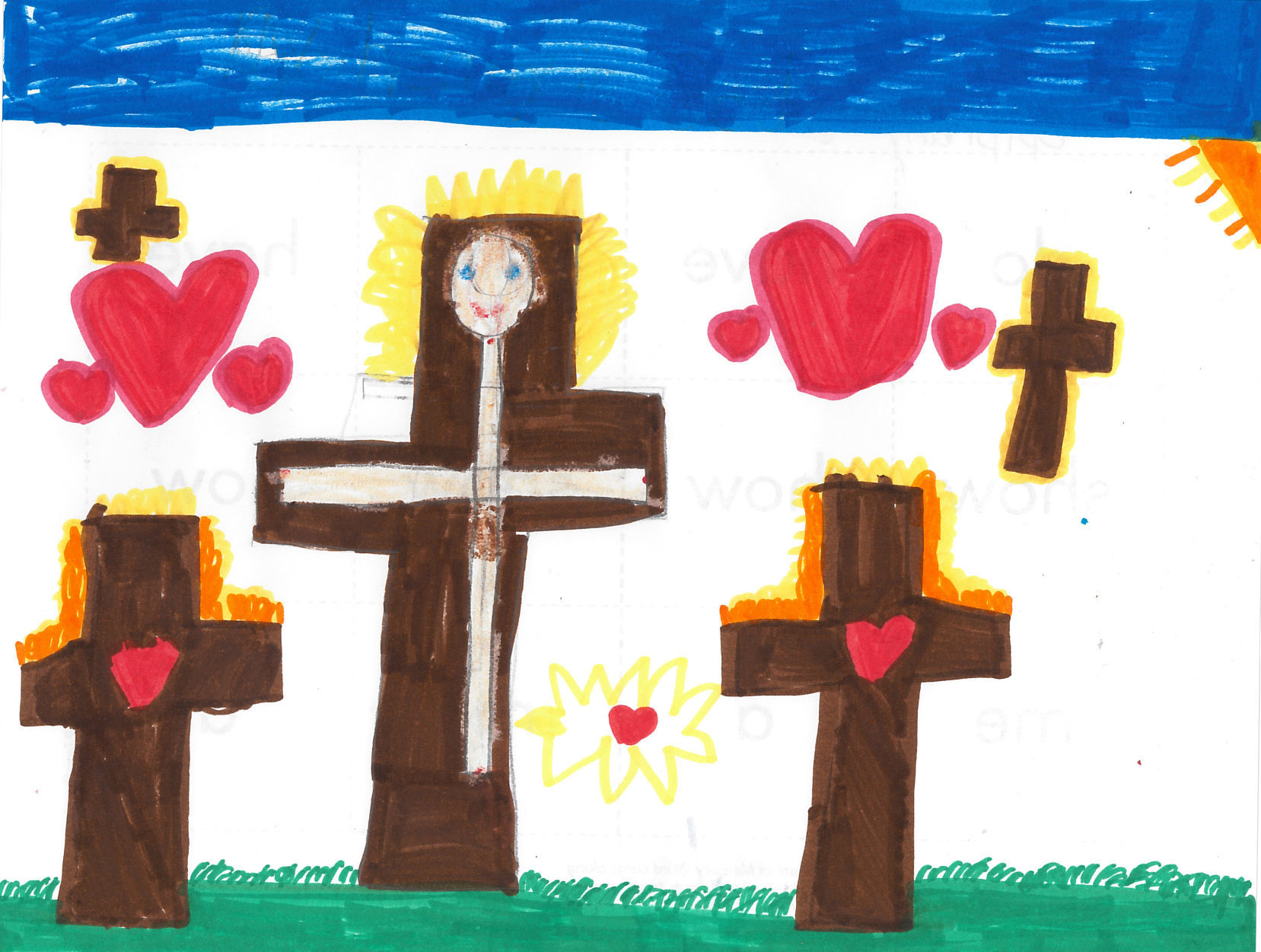 Violet Johnson, grade 1, Epiphany